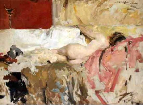 Joaquin Sorolla Female Nude Spain oil painting art